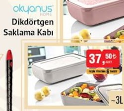 Okyanus Home Dikdörtgen Saklama Kabı 3 L image