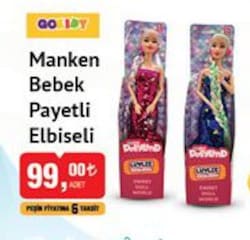 Gokidy Manken Bebek Payetli Elbiseli image