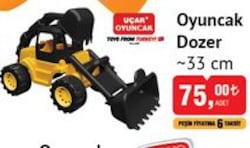 Uçar Oyuncak Oyuncak Dozer 33 cm image