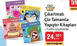 Çıkartmalı Çiz-Tamamla Yapıştır Kitapları 0-6 Yaş Yayınları image