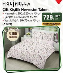 Molinella Çift Kişilik Nevresim Takımı image