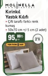 Molinella Kırinkıl Yastık Kılıfı 2'li image