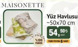 Maisonette Yüz Havlusu 50x70 cm image