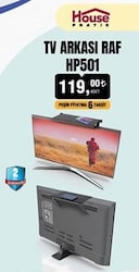 House Pratik HP501 TV Arkası Raf image