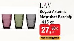 Lav Boyalı Artemis Meşrubat Bardağı 415 cc image