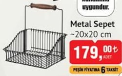Metal Sepet 20x20 cm image