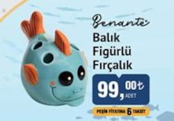 Benante Balık Figürlü Fırçalık image