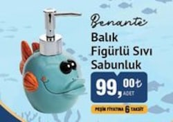 Benante Balık Figürlü Sıvı Sabunluk image