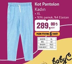 Kot Pantolon Kadın image