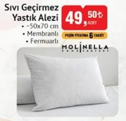 Molinella Sıvı Geçirmez Yastık Alezi 50x70 cm image