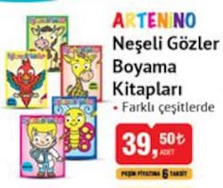 Artenino Neşeli Gözler Boyama Kitapları  image