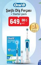 Oral-B Şarjlı Diş Fırçası Starter Pack image