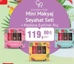 Golden Rose Mini Makyaj Seyahat Seti image