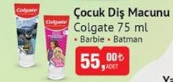Colgate Çocuk Diş Macunu 75 ml image