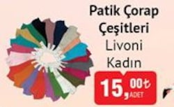 Livoni Pratik Çorap Çeşitleri Kadın image