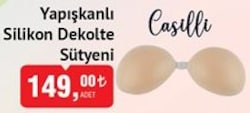 Casilli Yapışkanlı Silikon Dekolte Sütyeni image