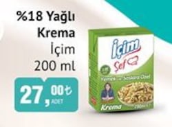 İçim %18 Yağlı Krema 200 ml image