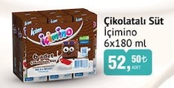 İçimino Çikolatalı Süt 6x180 ml image