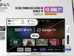 Senna 55SNF9000U 55 inç Frameless Ultra HD Google TV image