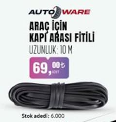 Auto Ware Araç İçin Kapı Arası Fitili 10 m image