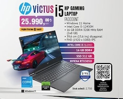 HP FA0008NT Victus i5 HP Gaming Laptop image