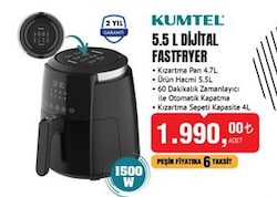 Kumtel 5,5 l Dijital Fastfryer image
