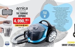 Arnica Tesla Plus Toz Torbasız Süpürge image