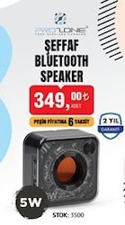 Prozone Şeffaf Bluetooth Speaker image