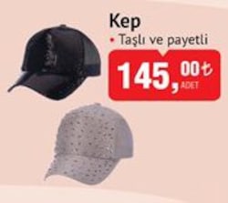 Kep Taşlı ve Payetli image
