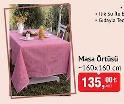Masa Örtüsü 160x160 cm image