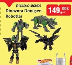 Piccolo Mondi Dinozorlara Dönüşen Robotlar image