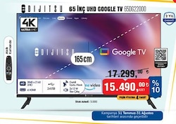 Dijitsu 65DG22000 65 inç Uhd Google Tv image