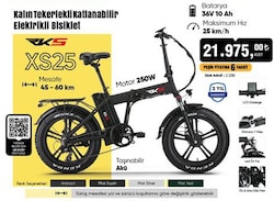 Rks XS25 Kalın Tekerlekli Katlanabilir Elektrikli Bisiklet image