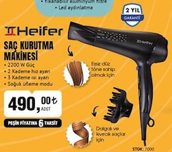 Heifer Saç Kurutma Makinesi 2200 W image