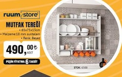 Rumm Store Mutfak Tereği 65x75x13 cm image