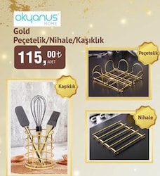 Okyanus Gold Peçetelik/Nihale/Kaşıklık image