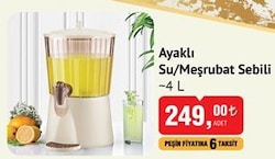 Ayaklı Su/Meşrubat Sebili 4 l image