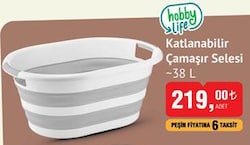 Hobby Life Katlanabilir Çamaşır Selesi 38 l image