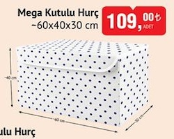 Mega Kutulu Hurç 60x40x30 cm image