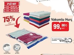 Vakumlu Hurç 3’lü Set image