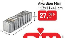 Akordion Mini 12x11x41 cm image