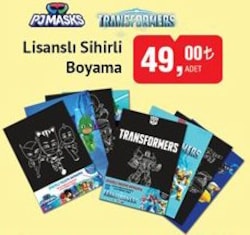 Pjmasks/Transformers Lisanslı Sihirli Boyama image
