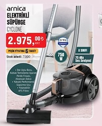 Arnica Cyclone Elektrikli Süpürge 750 W image
