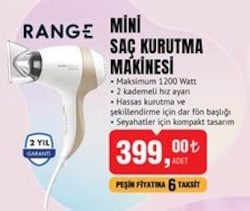 Range Mini Saç Kurutma Makinesi image