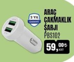 PoloSmart PBS102 Araç Çakmaklık Şarjı image