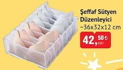 Şeffaf Sütyen Düzenleyici 36x32x12 cm image