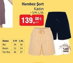 Hambez Şort Kadın image