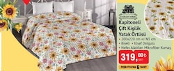Casilda Home Kapitoneli Çift Kişilik Yatak Örtüsü image