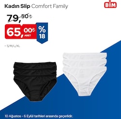 Comfort Family Kadın Slip 3'lü image