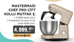 Mastermaid Chef Pro Çift Kollu Mutfak Şefi 1500 W image